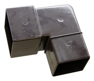 PAIL COUDE ZINC CARRE 80X80 GRAPHITE PAIL COUDE ZINC CARRE 80X80 GRAPHITE